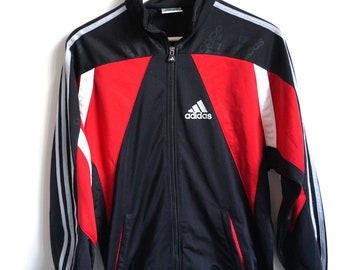 Giacca Adidas vintage / Uomo / Donna / Media / M / Tuta / Felpa Track Top / Abbigliamento sportivo sportivo / Maglione maglione giacca a vento