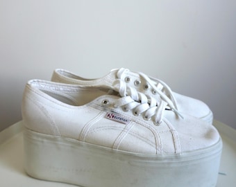 Vintage höga plattformsneakers - US 9.5 / UK 7 / EUR 41