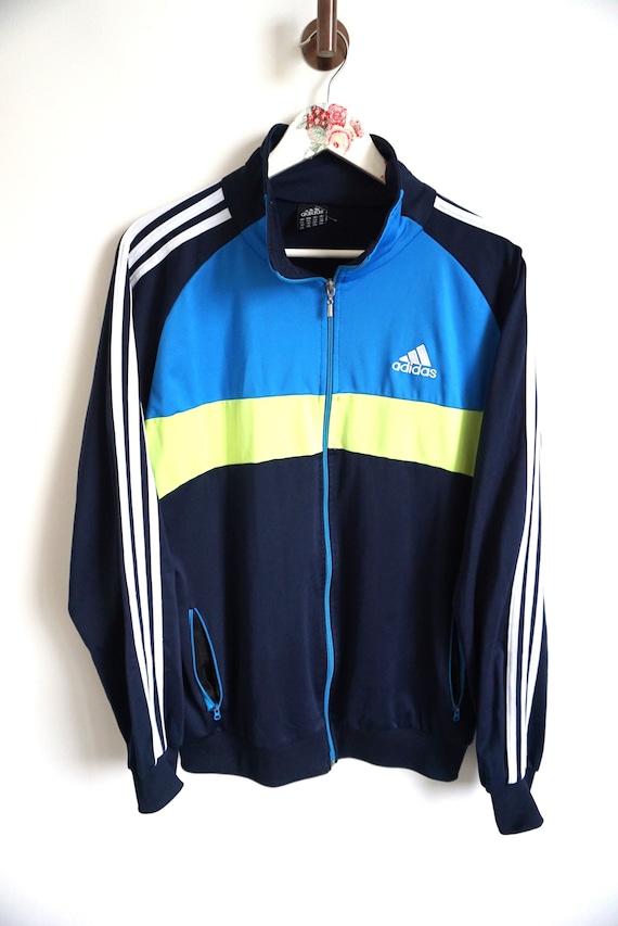 Neon yellow adidas track jacket hotsell