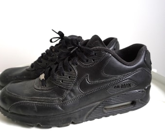Zapatillas Nike Air Max negras vintage, talla 10 de EE. UU.