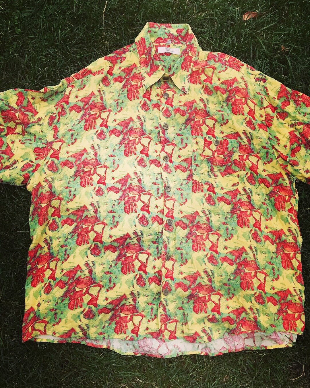 Vintage Men's Hawaiian Shirt / Hipster / Tropical / 43 / - Etsy