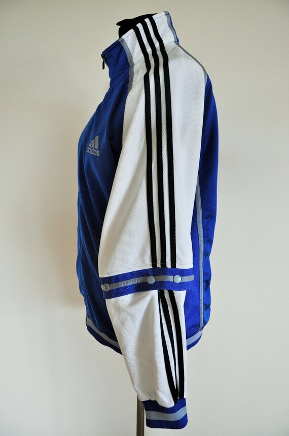 Vintage Adidas Jacke Windbreaker Medium M blau Sweatshirt Activewear Sportswear Bomber Trainingsanzug Track Top Basketball Adidas, Pulli, Pullover, blau,navi,hipster,Vintage,hoodie,Marine