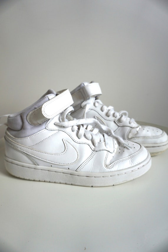 Vintage Nike Sneakers White Air Force Shoes Shoe UK 5 Eur 38 US 7.5 Tie Basketball Boots Trainer Joggers Neon Etsy