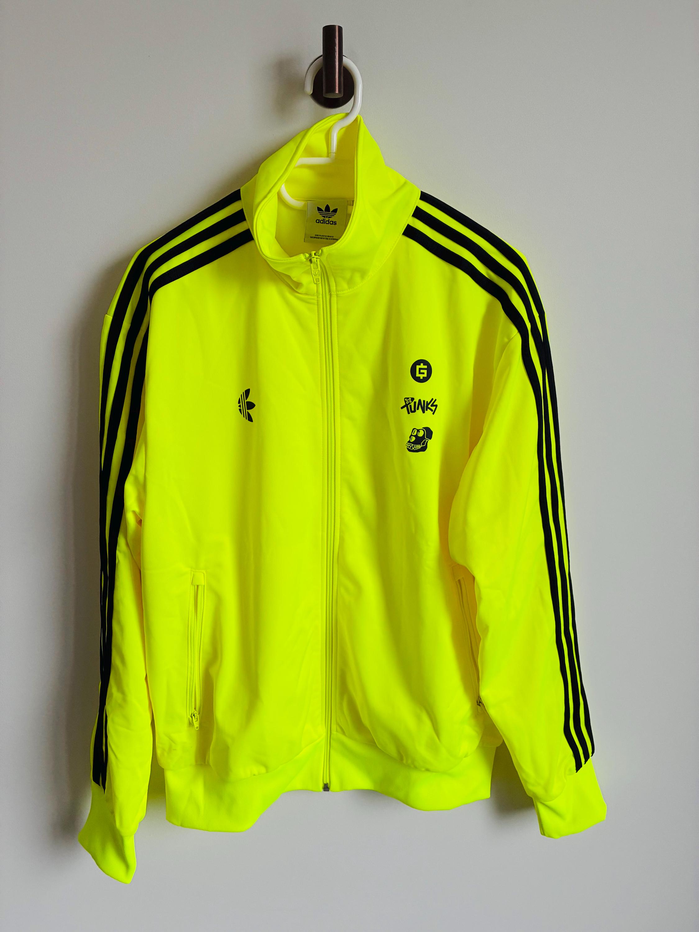 Adidas Yellow Track Jacket - Etsy
