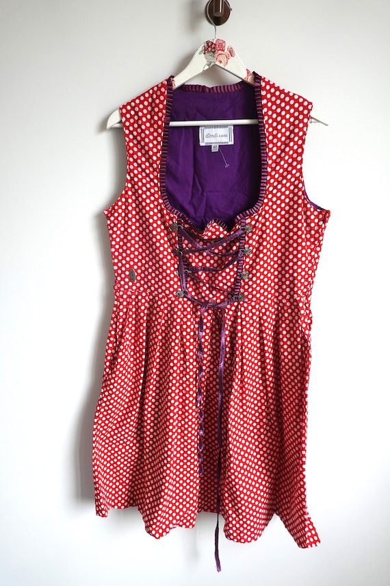Vintage Traditional Drindl dress / Bavarian / Oct… - image 2