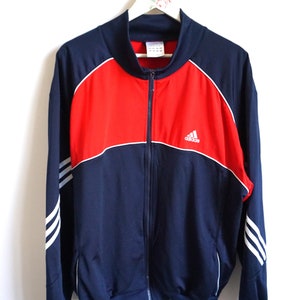 Vintage Adidas Jacket / Mens Womens / L Tracksuit / Track Top Sweatshirt / Activewear / Sportswear / Windbreaker Sweater Sweat Red Jumper