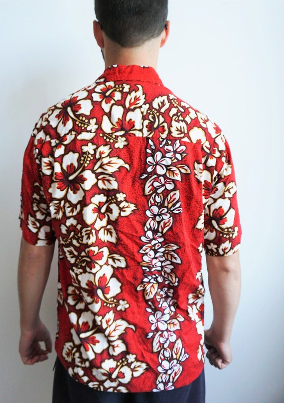 Chemise hawa enne vintage pour homme Hipster Tropical Hippie