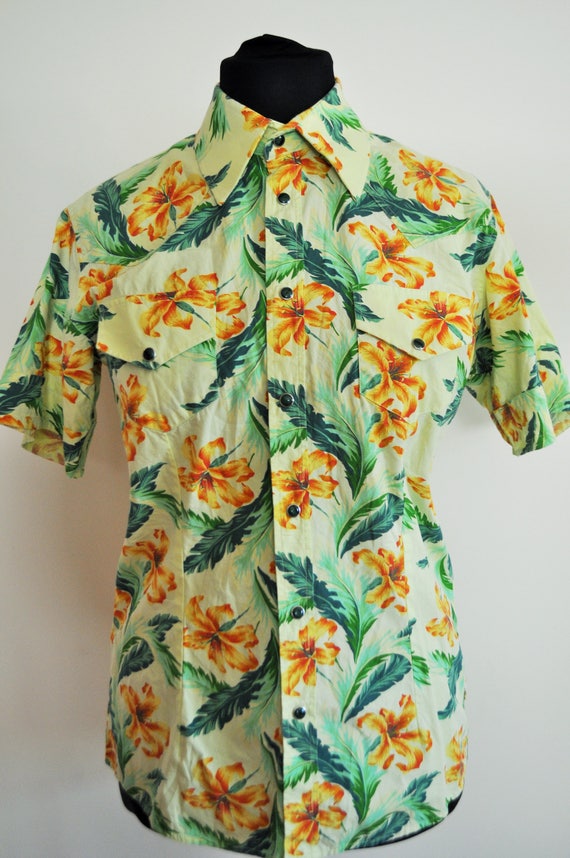 Vintage Mens Shirt / Hawaii / Medium / M / Vacation / Hawaiian | Etsy