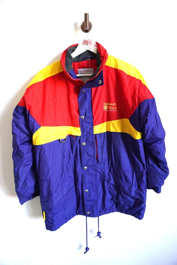 Veste de ski vintage Outwear Tenue de ski Hiver chaud Combinaison de ski Vetements de sport Coupe vent retro Taille moyenne M Activewear Bomber Etsy France