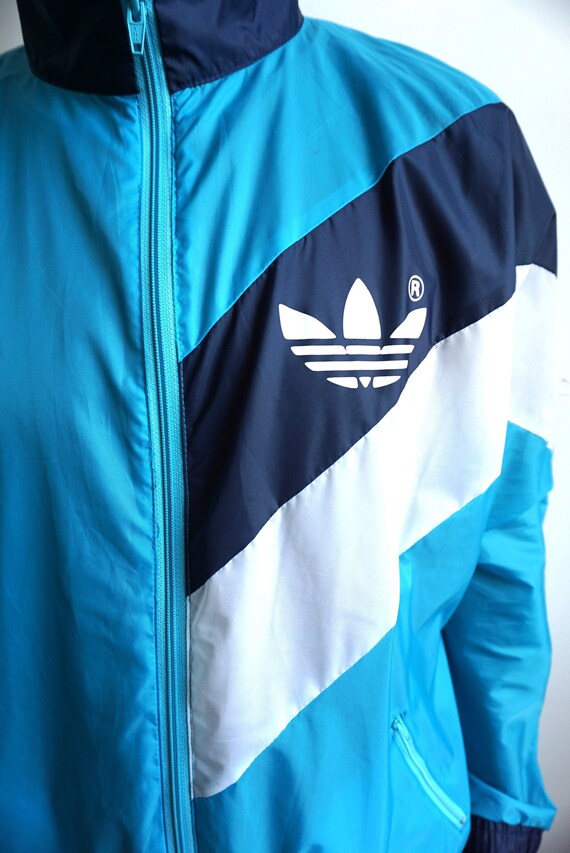 Vintage ADIDAS Raincoat / Rain coat / Windbreaker… - image 1