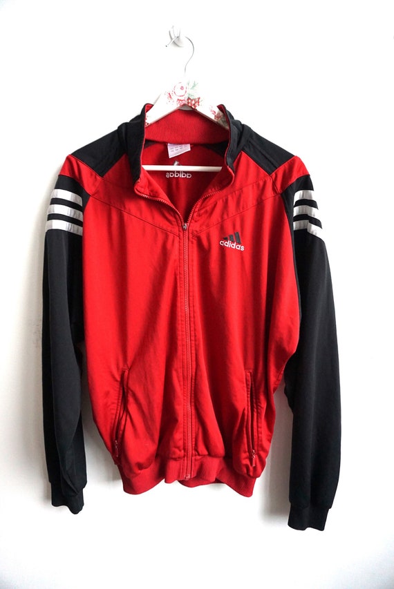 Adidas jassen rood sale