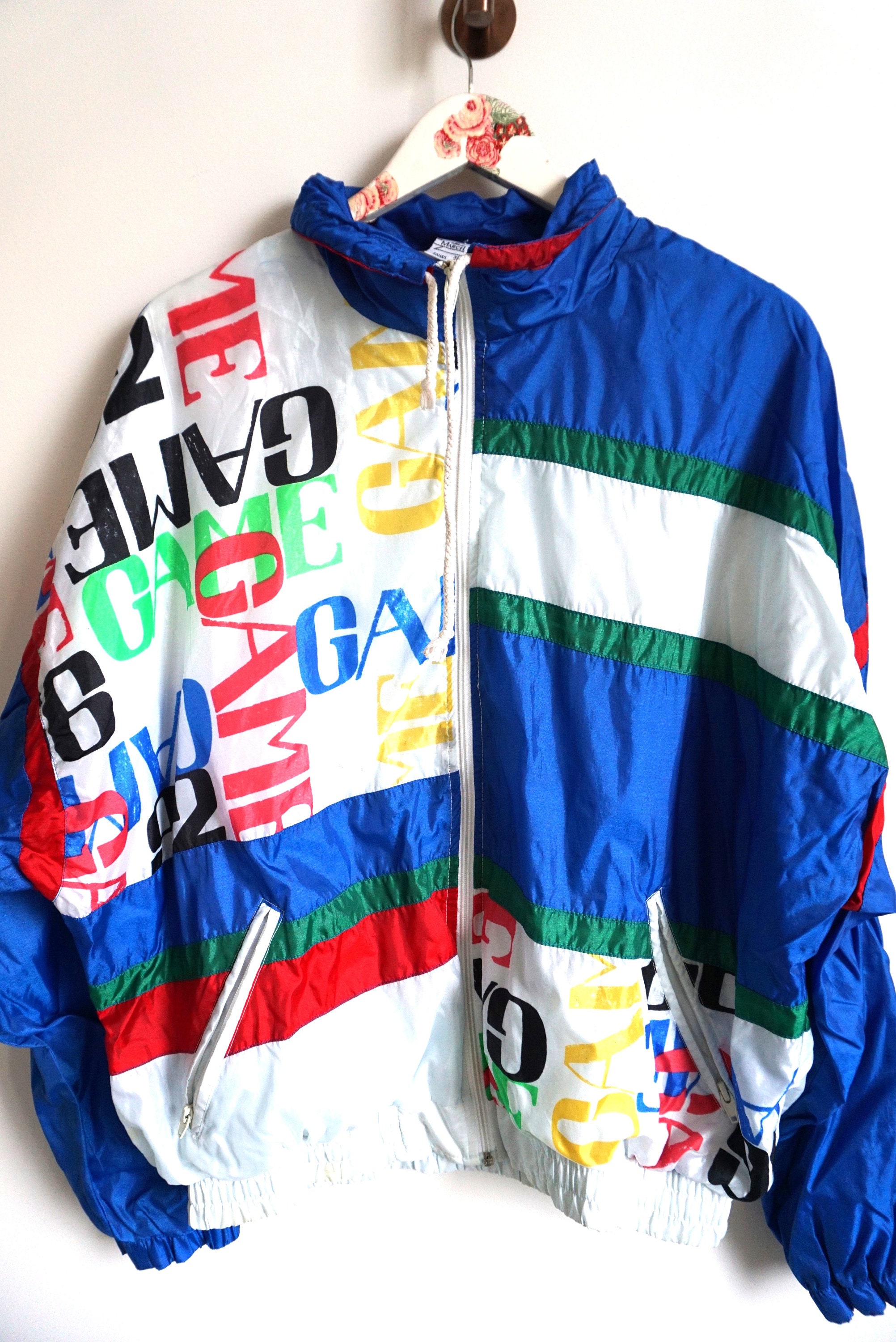 Retro running jacket deals