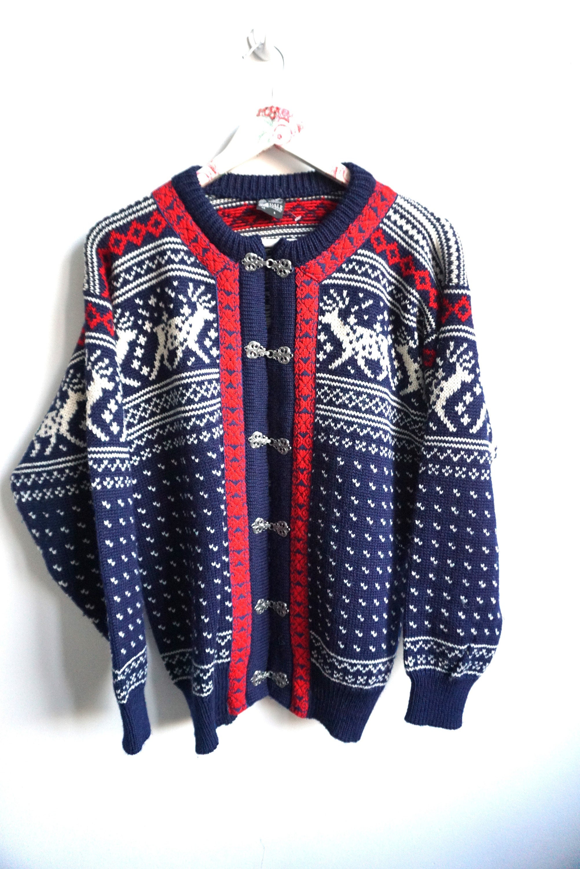 Vintage Norwegian Sweater / Norway Wool / Women / Men / S / M - Etsy