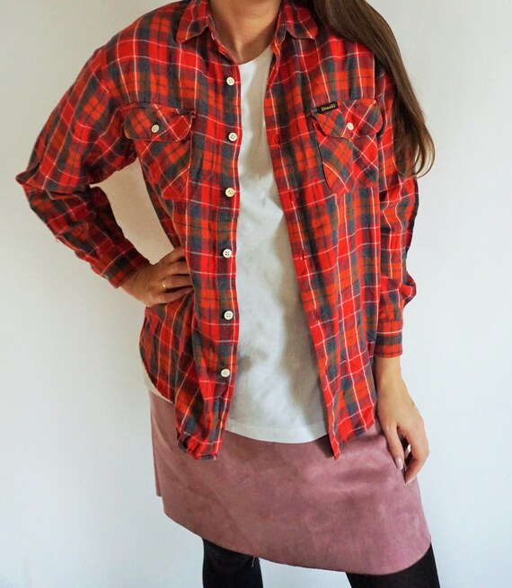 Vintage Diesel Shacket Shirt / Check 