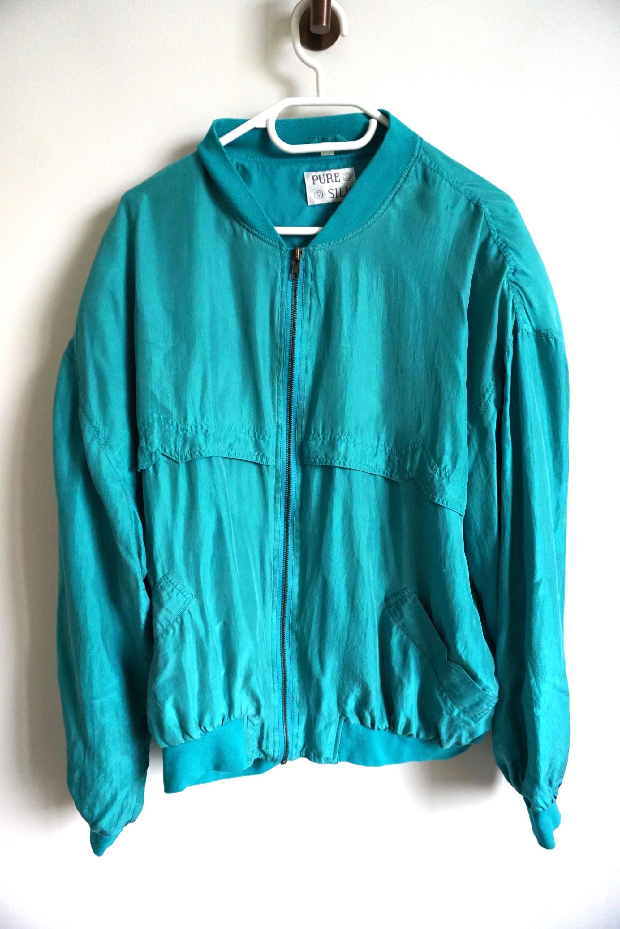 Pure Silk Bomber - Etsy