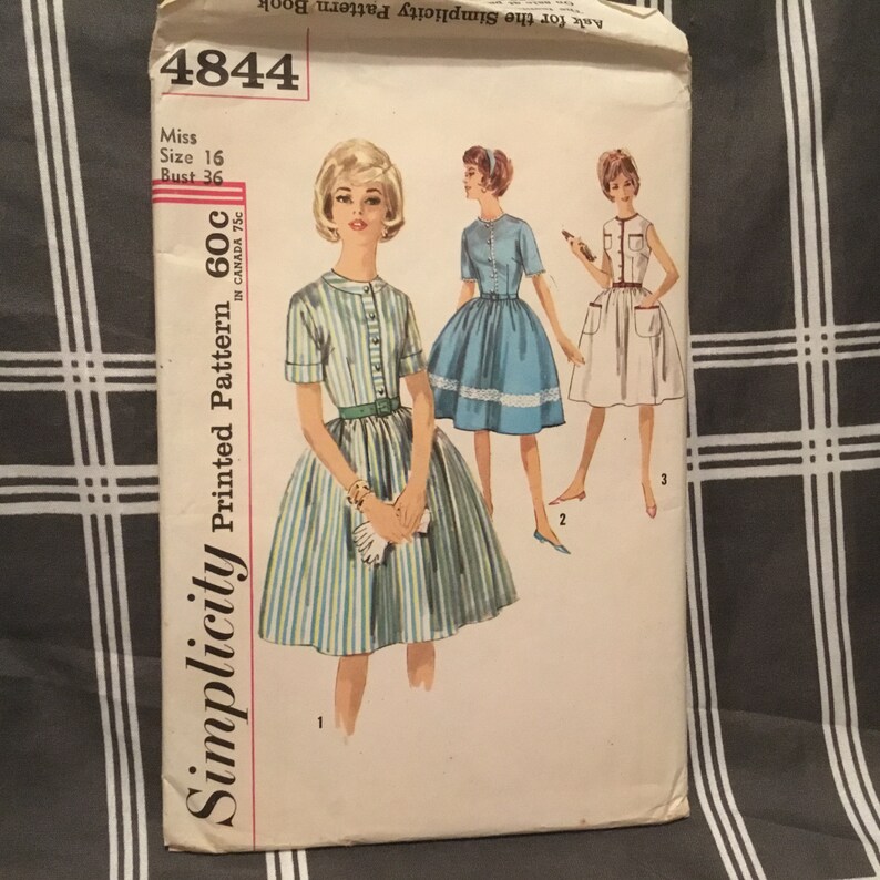 Hard To Find Junior And Misses One Piece Dress Simplicity 4844 Fashionable 60s Dress Three Styles To Choose From Miss Size 16 Craft Supplies Tools Kits How To Colonialgolfhart Com Hard To Find Junior And Misses One Piece Dress Simplicity 4844 Fashionable 60s Dress Three Styles To Choose From Miss Size 16 Craft Supplies Tools Kits How To Colonialgolfhart Com