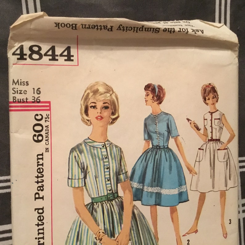 Hard To Find Junior And Misses One Piece Dress Simplicity 4844 Fashionable 60s Dress Three Styles To Choose From Miss Size 16 Craft Supplies Tools Kits How To Colonialgolfhart Com Hard To Find Junior And Misses One Piece Dress Simplicity 4844 Fashionable 60s Dress Three Styles To Choose From Miss Size 16 Craft Supplies Tools Kits How To Colonialgolfhart Com