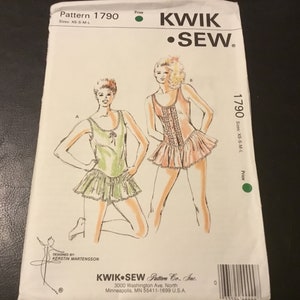 Bra Size 32 34 36 38 40 AA-DDD Cup Sizes With Adjustable Shoulder Straps  Kwik Sew 3594 Sewing Pattern