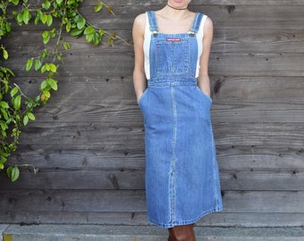jeans dress overall