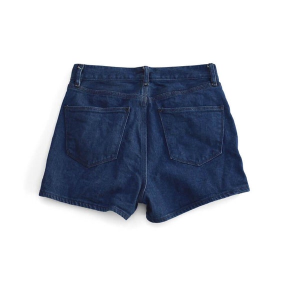 High Waisted Denim Shorts - Alexa Indigo - Waist … - image 2