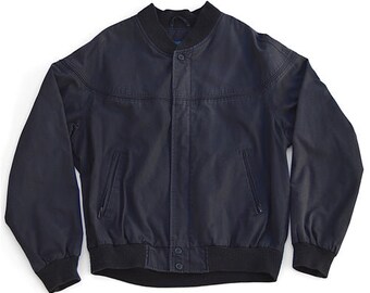 Windbreaker Jacket - Navy - Men's Size Medium