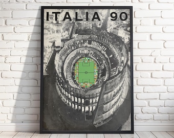 World Cup 1990 poster ITALY 1990 Italia 90