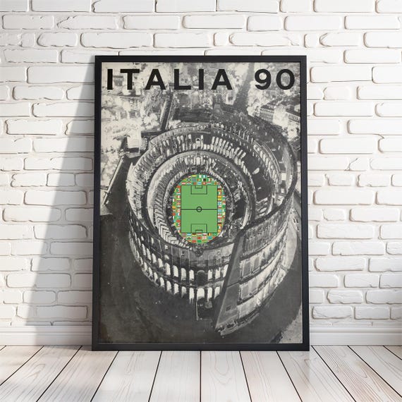 ワールドカップ 1990 ポスター イタリア 1990 イタリア 90 - Etsy 日本