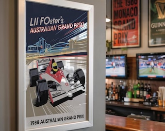 Vintage 1988 Retro Grand-Prix-Rennen