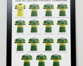 Cartaz do melhor time de futebol americano da Kerry GAA