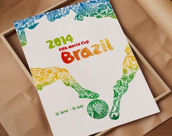 World Cup 2014 poster - Brazil 2014