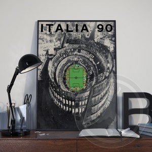 Cartel del Mundial 1990 ITALIA 1990 Italia 90
