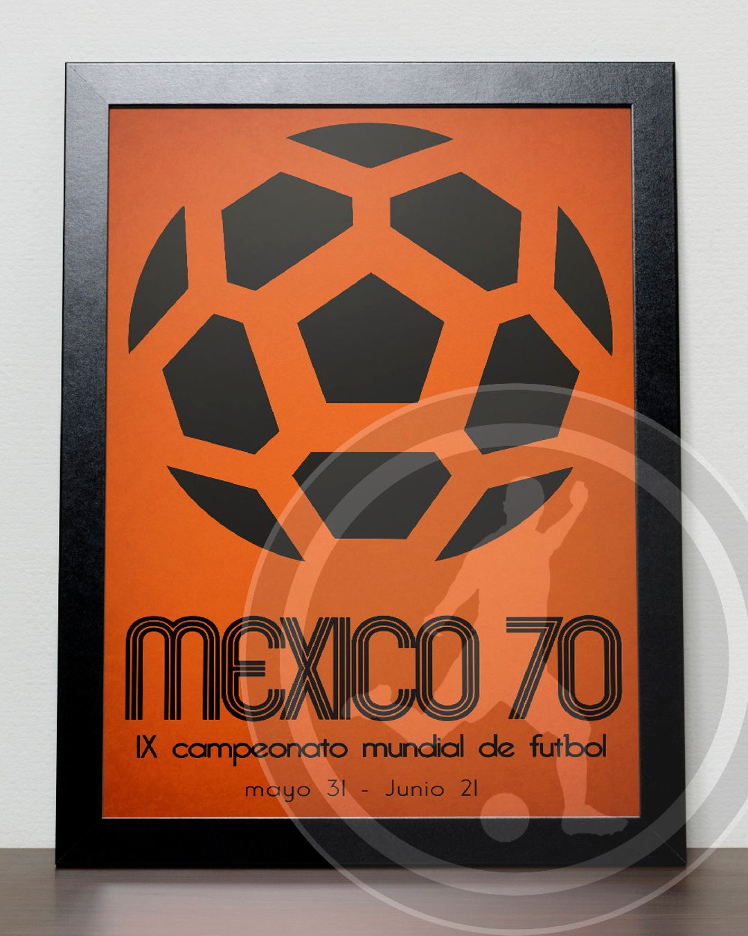 World Cup 1970 poster Mexico 70 Etsy 日本