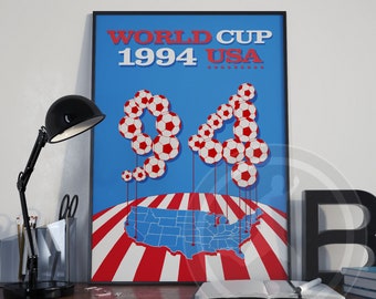 World Cup USA 1994 soccer poster