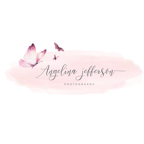 INSTANT DOWNLOAD Butterfly Logo Photography Logo Beauty - Etsy