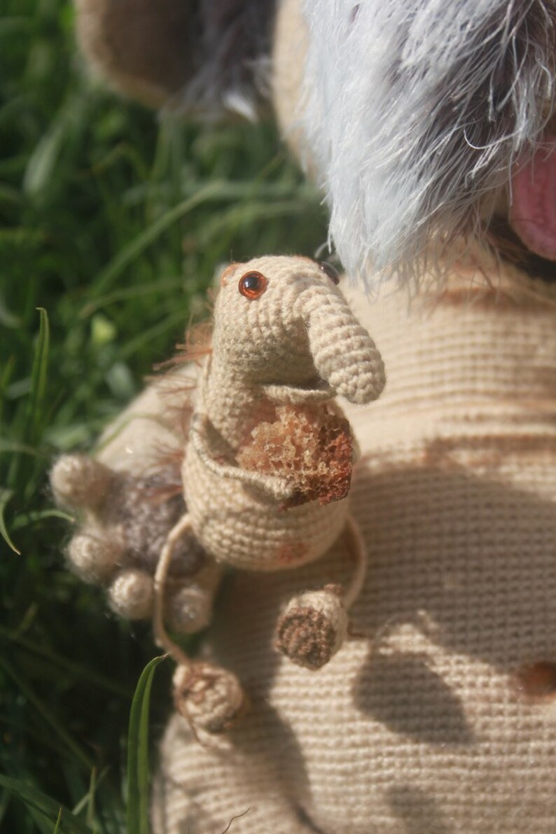 Cute handmade dog Crochet dog toy Crocheted toys Stuffed animal Home decor Handmade toys Positive gift Handmade dog toy Animal funny dog