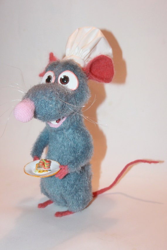 Remy the rat Ratatouille Crocheted rat Crochet toy Stuffed | Etsy