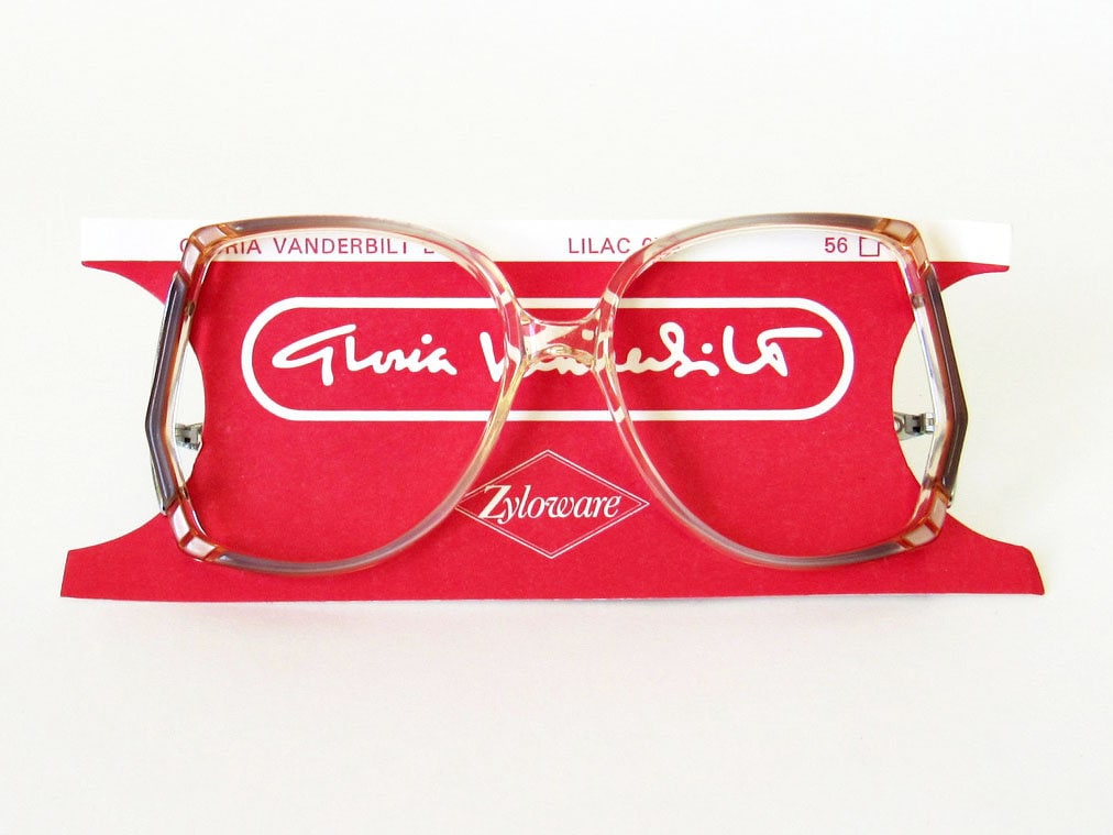 Gloria Vanderbilt M6 Red/Yellow 56/16 Eyeglass Frame Lot NOS Vintage 5 pc 
