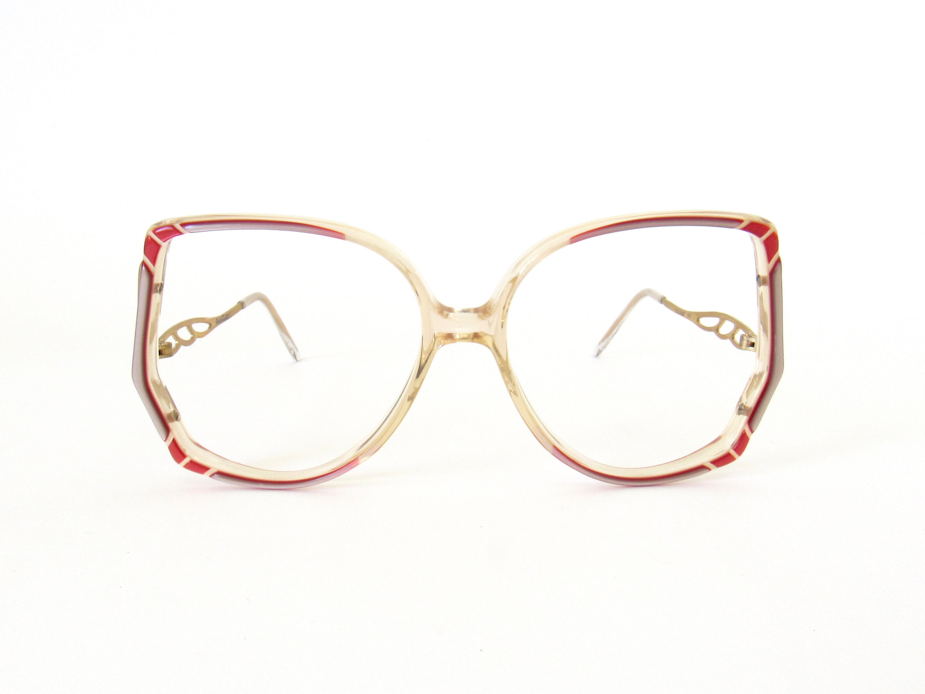 NWT WOMEN\'S GLORIA VANDERBILT EYEGLASS FRAMES GV504M BURGUNDY The ella - Burgundy – Pair Eyewear main image 3