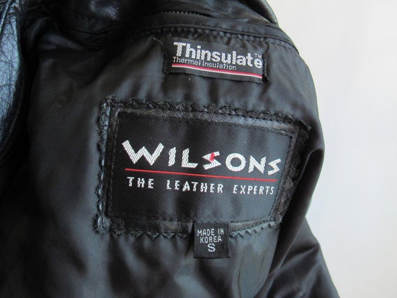 80s Black Leather Jacket - Classic Simple 1980s B… - image 9