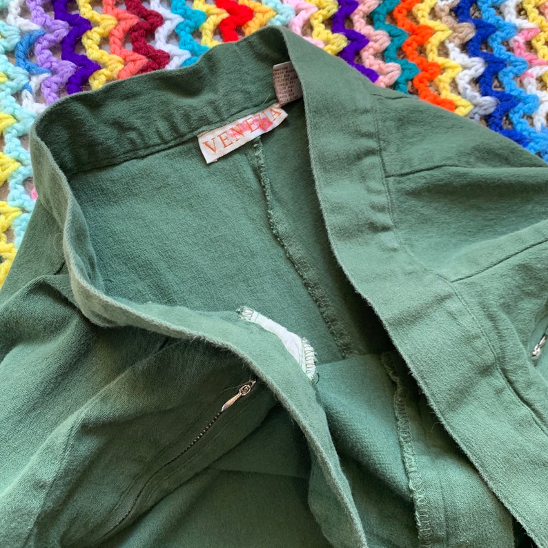 Forest Green Stirrup Pants Vintage 1990s High Rise Dark | Etsy