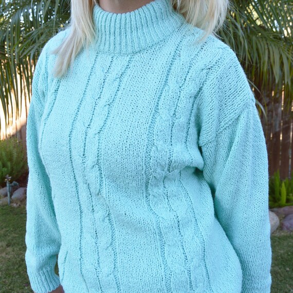 Turquoise clearance mock turtleneck