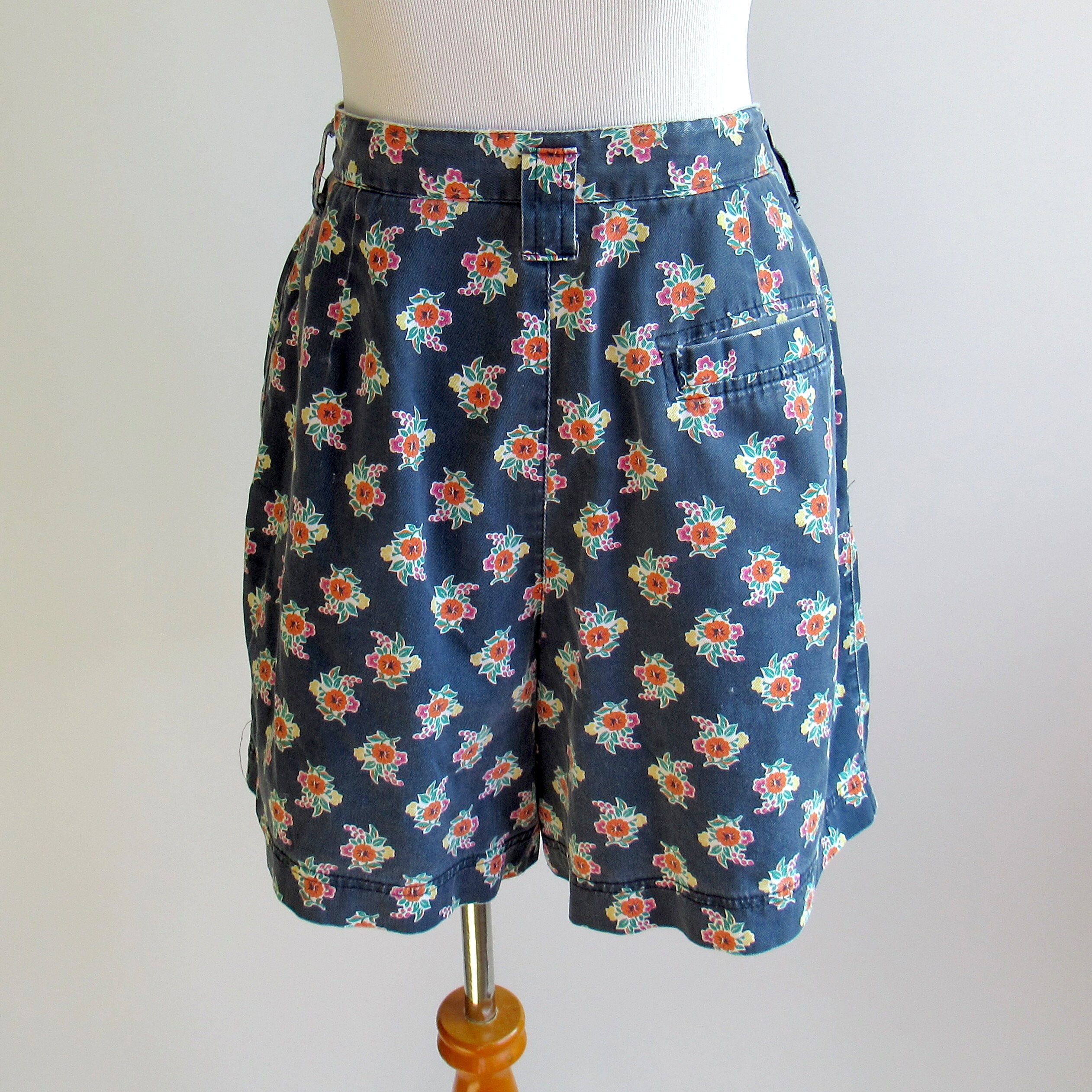 Vintage Floral Shorts Cute Summer Shorts 1990s Vintage Etsy UK