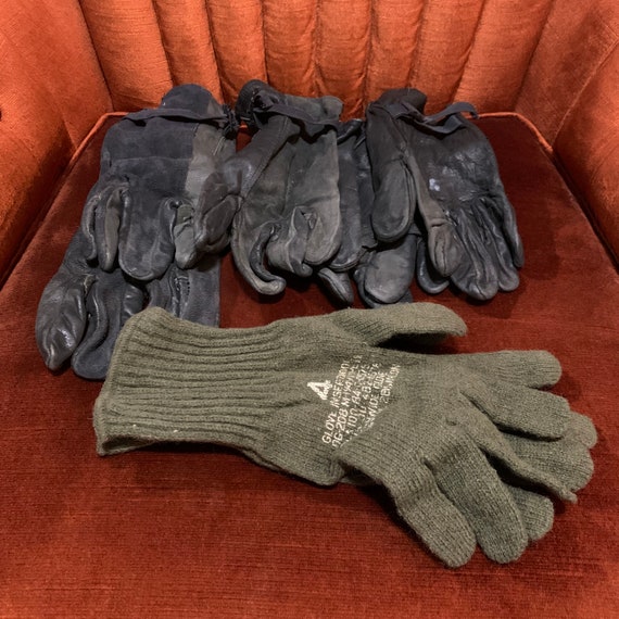 leather gloves with wool inserts