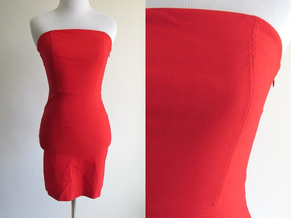 tight red dresses