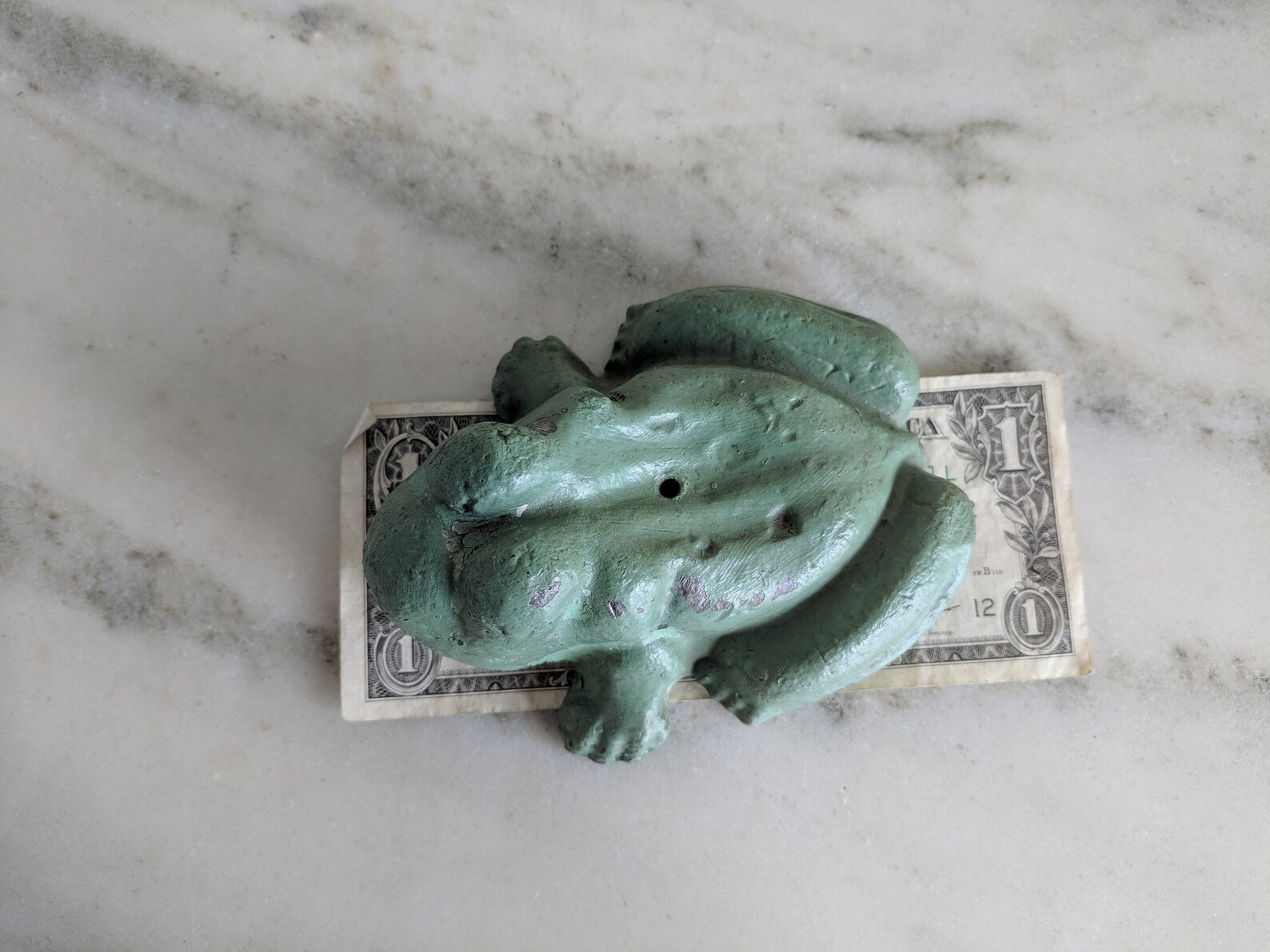 Antique Cast Iron Frog Door Stop Large Metal Toad Frog Etsy