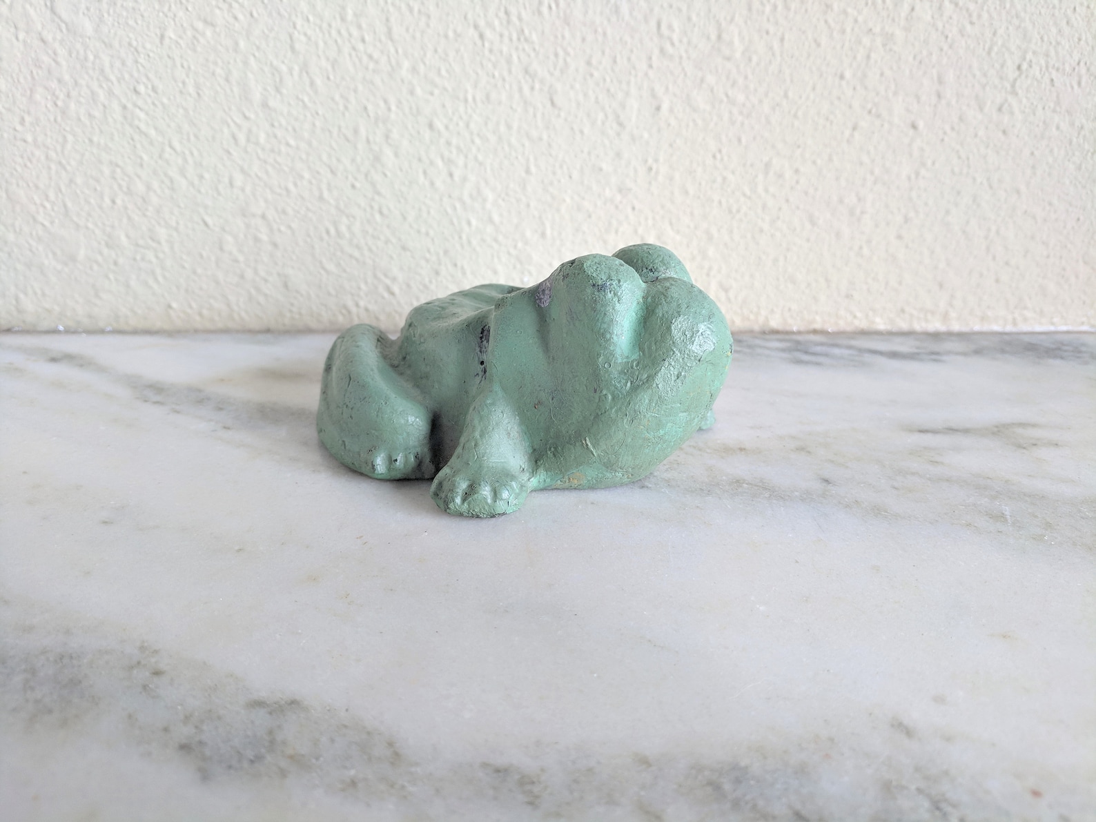 Antique Cast Iron Frog Door Stop Large Metal Toad Frog Etsy