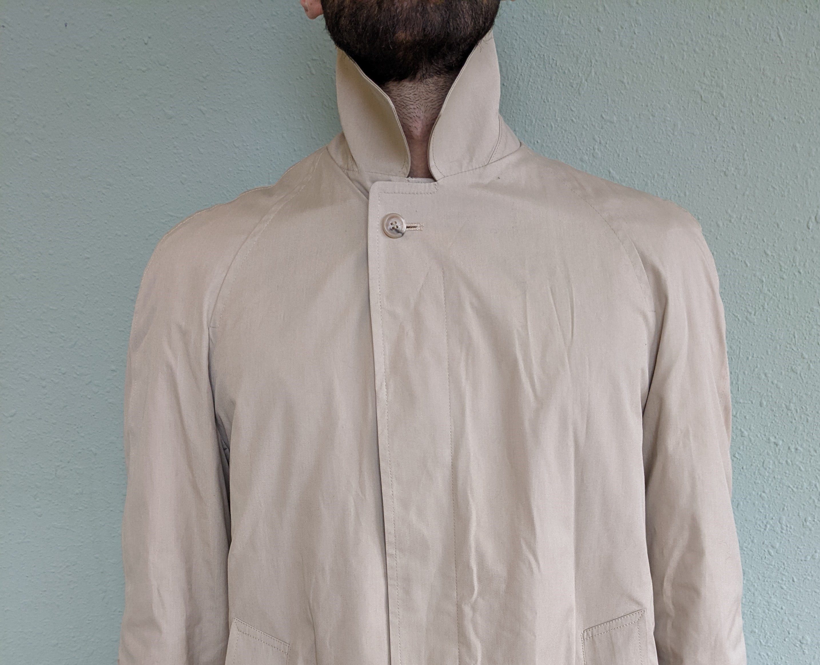 Men's Vintage Brooks Brothers Trench Coat, Wool Lined Men's Vintage Brooks Brothers Trench Coat, Wool Lined
