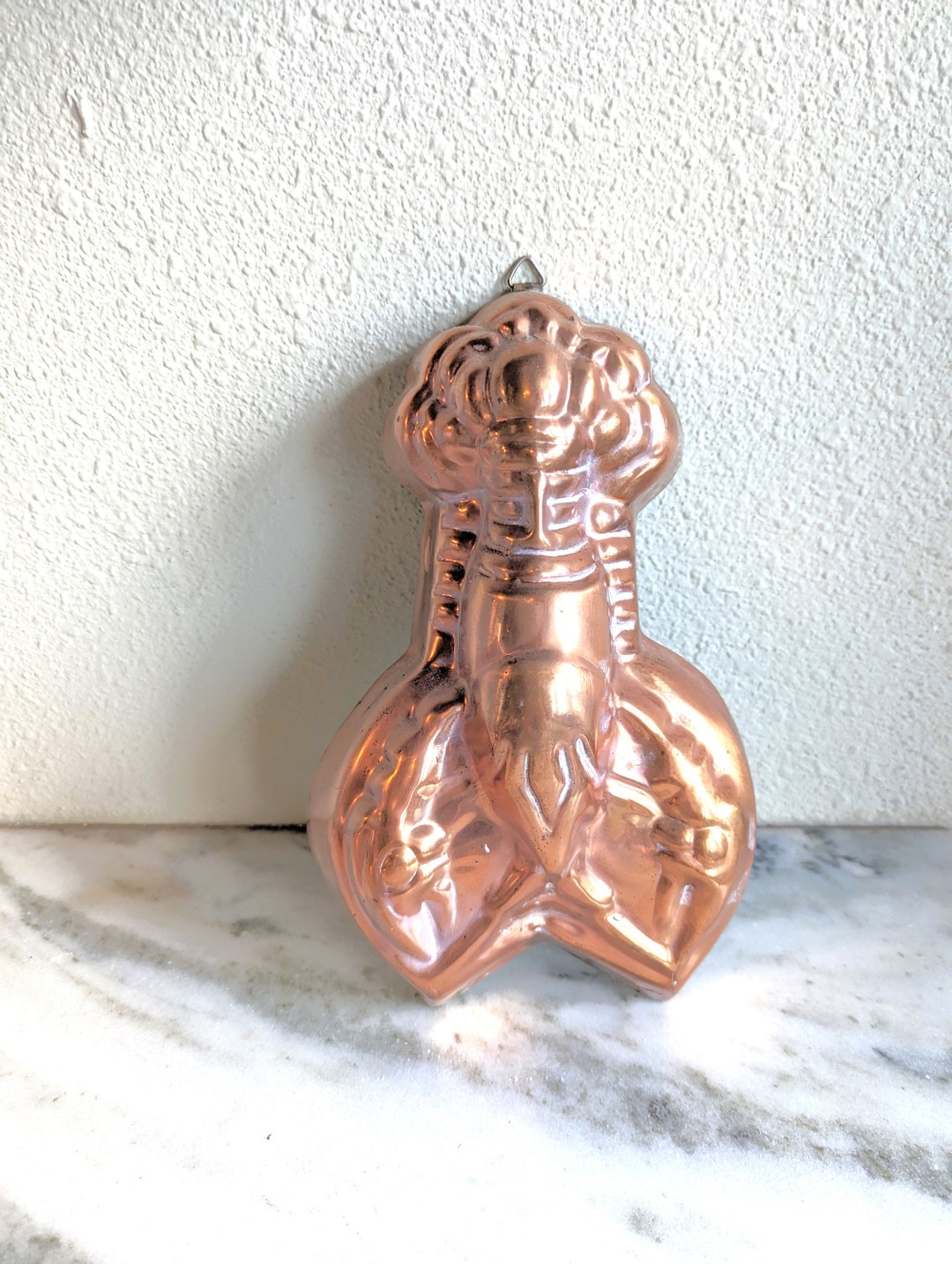Vintage Crayfish Lobster Copper Mold Copper Cake Jello Animal Etsy