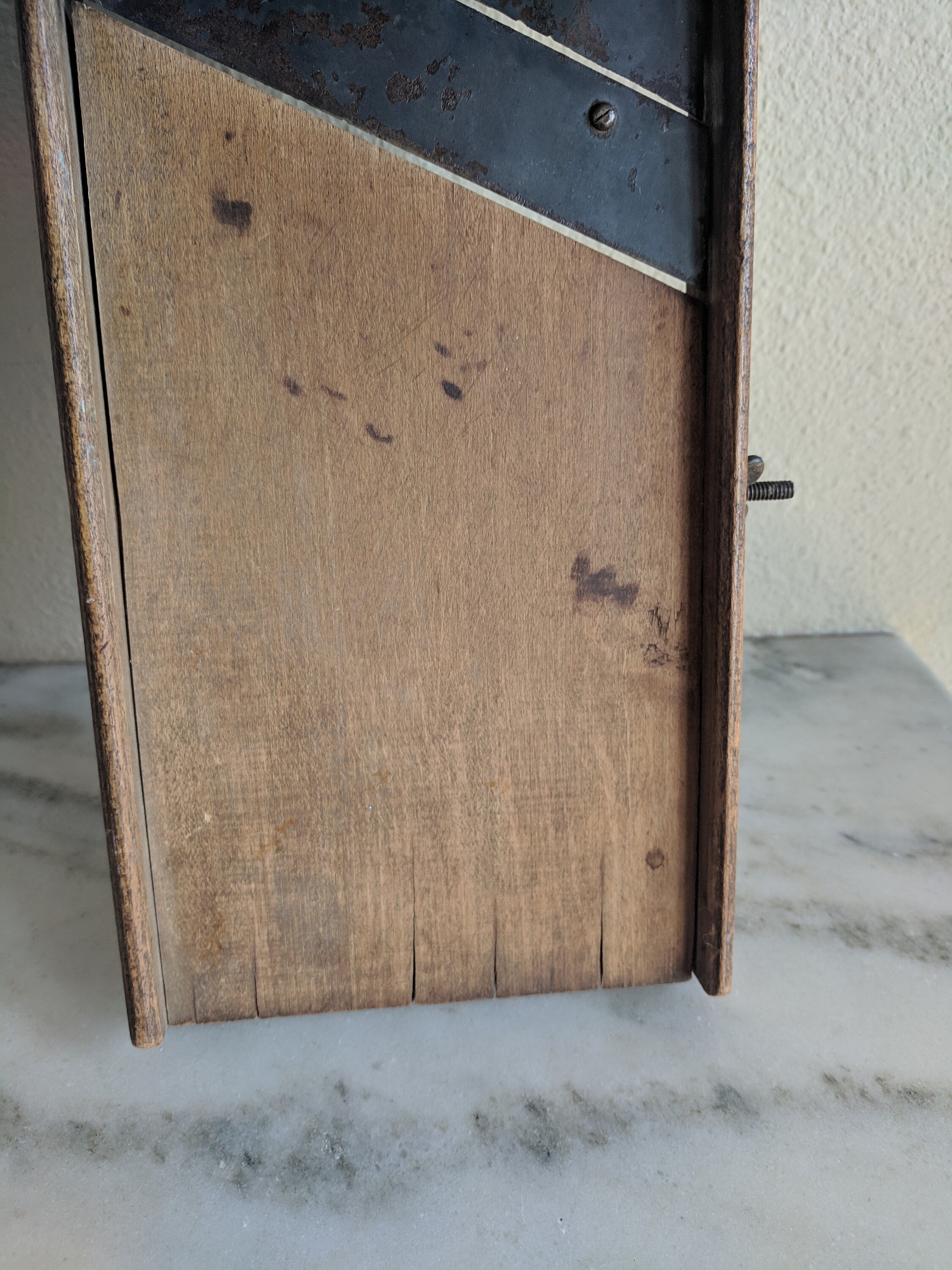 Primitive Wooden Mandolin Vintage Rustic Cutting Board Etsy Canada