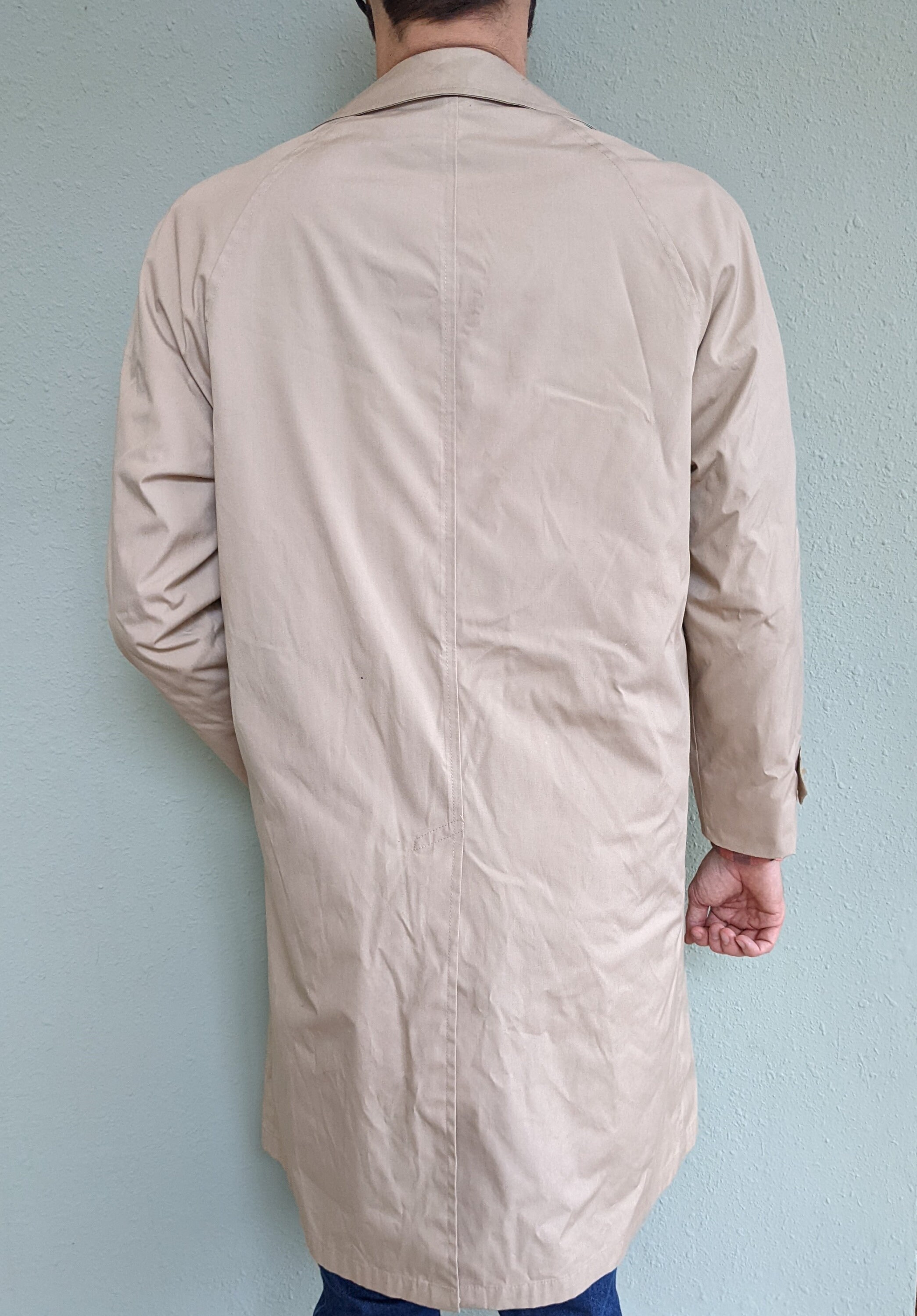 Men's Vintage Brooks Brothers Trench Coat, Wool Lined Men's Vintage Brooks Brothers Trench Coat, Wool Lined